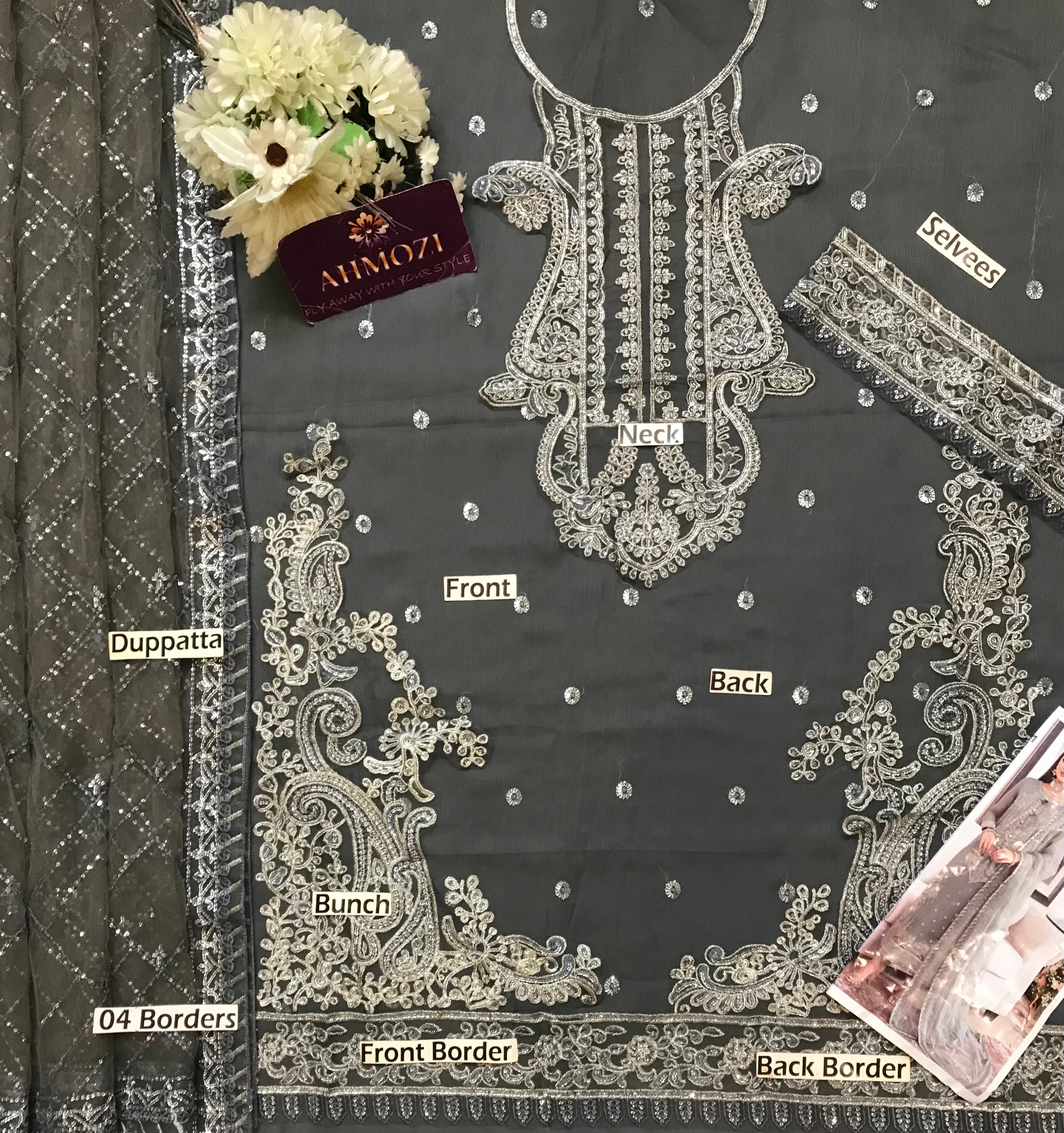 Asim Jofa Chiffon Suit