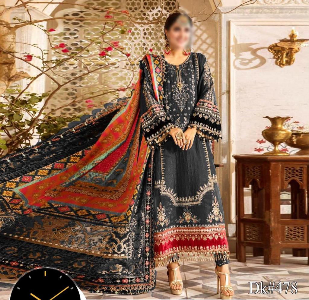 Maria B Chiffon Suit