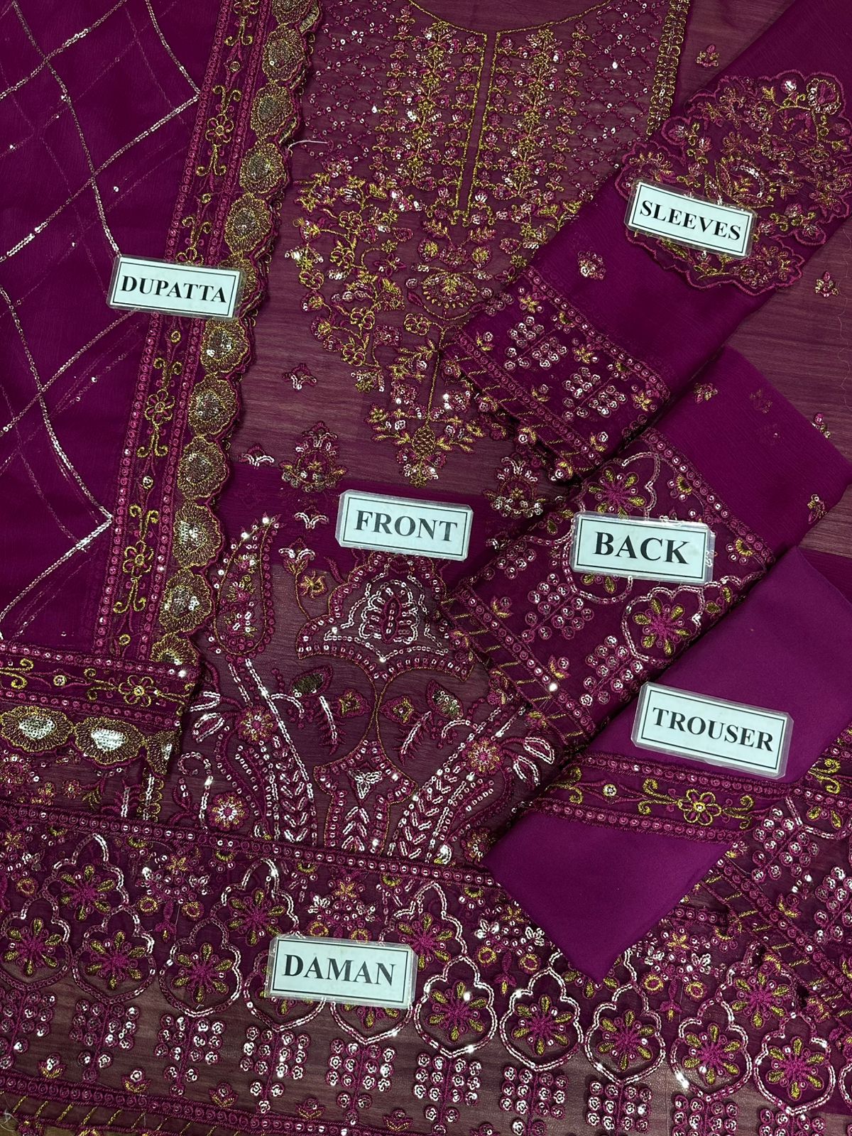 Asim Jofa Chiffon Suit