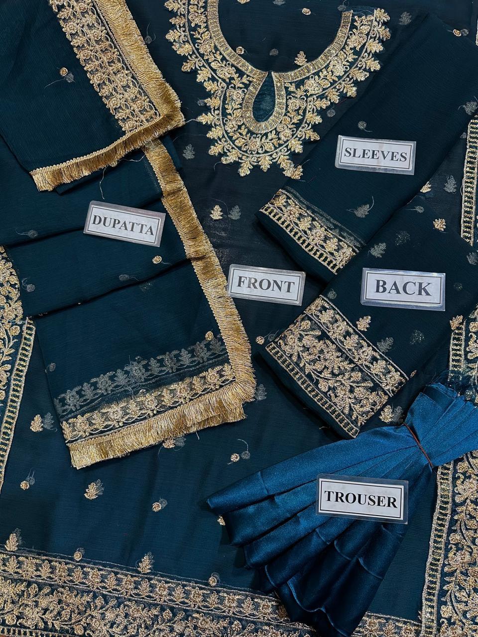 Asim Jofa Chiffon Suit