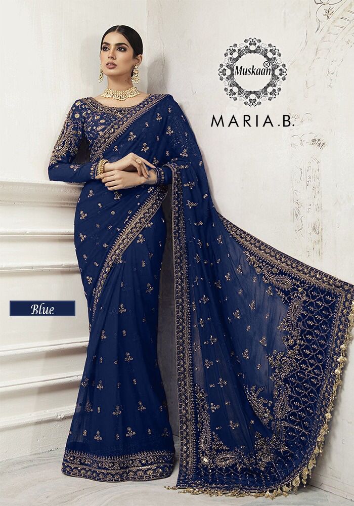 Maria B Net Saree