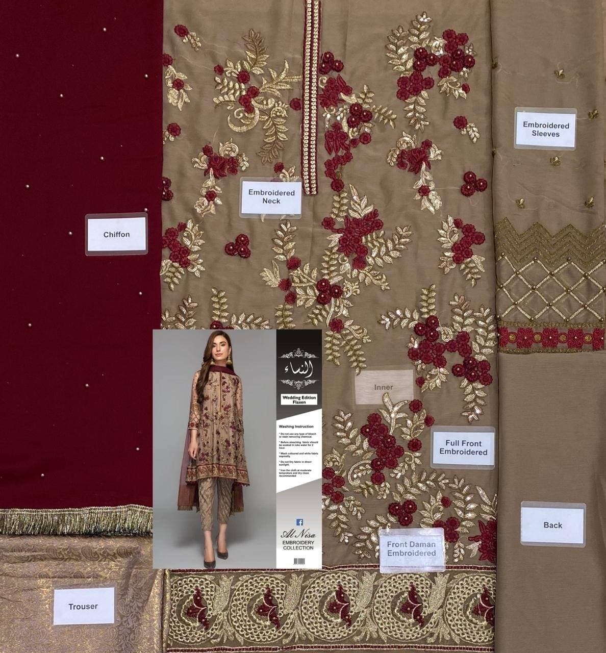 Baroque Chiffon Suit