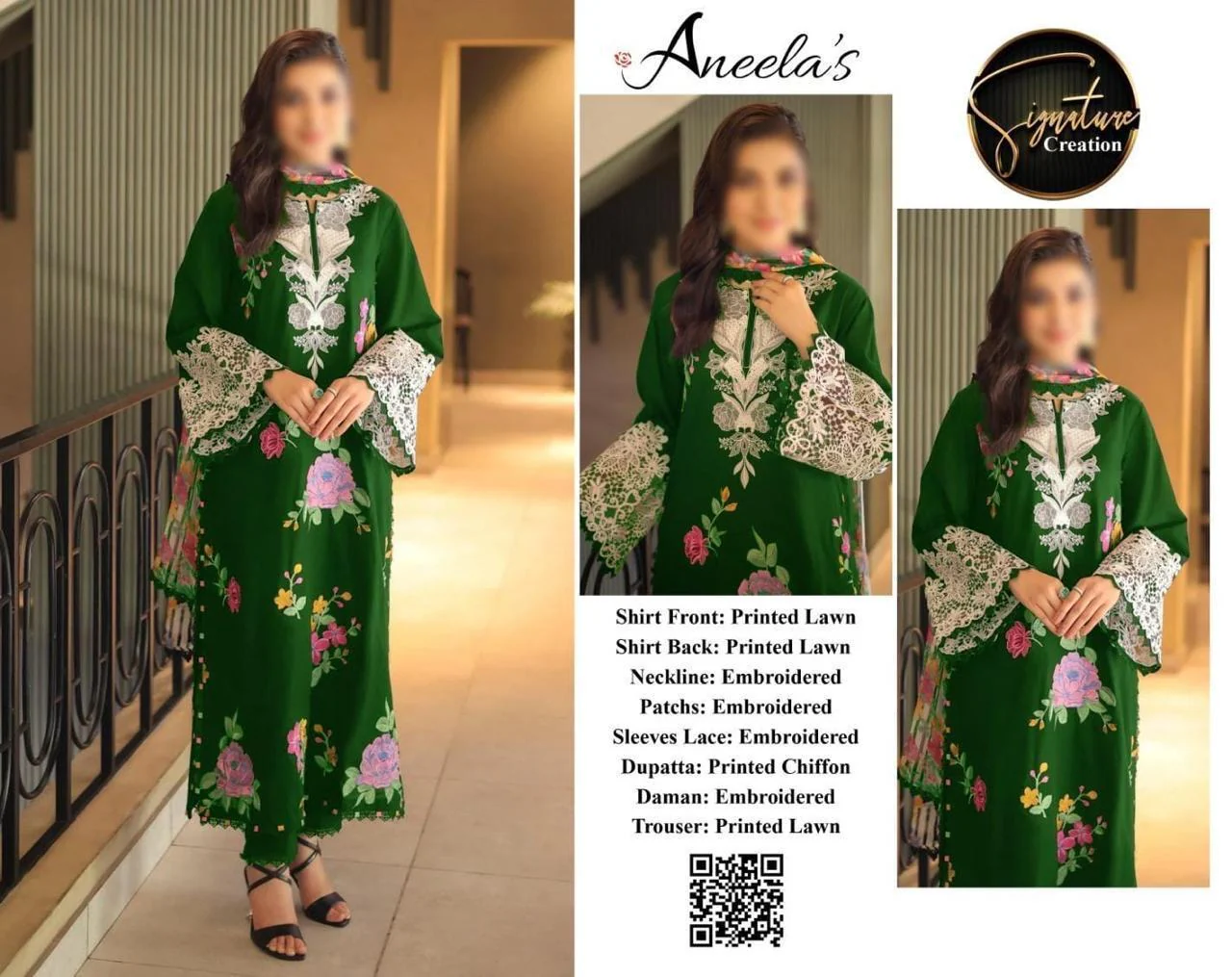 Aneelas Lawn Suit