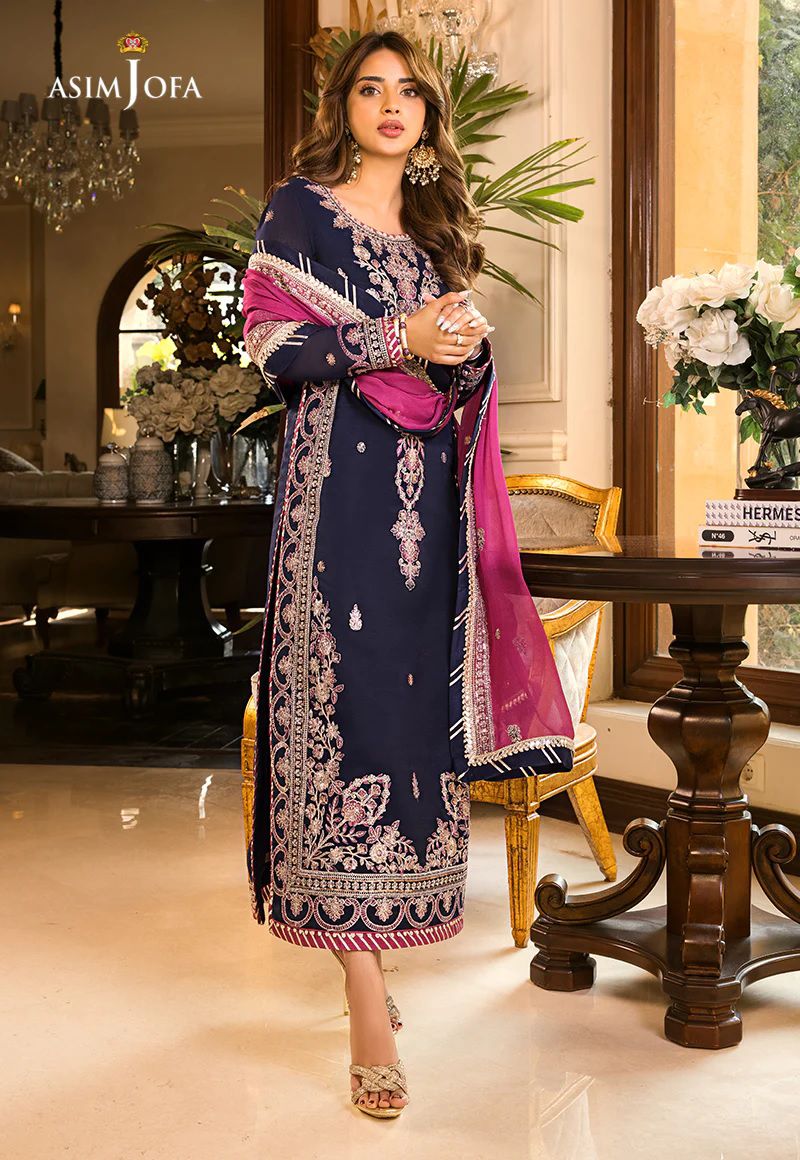 Asim Jofa Chiffon Suit