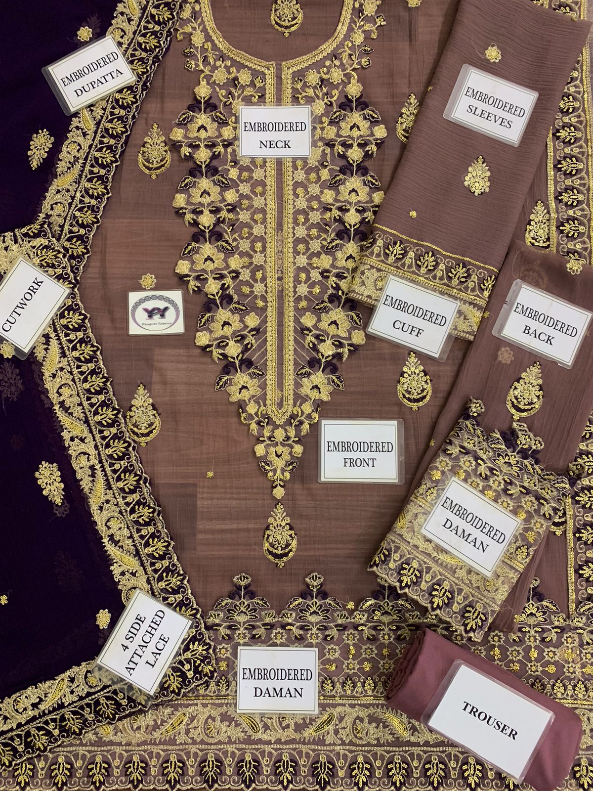 Asim Jofa Chiffon Suit