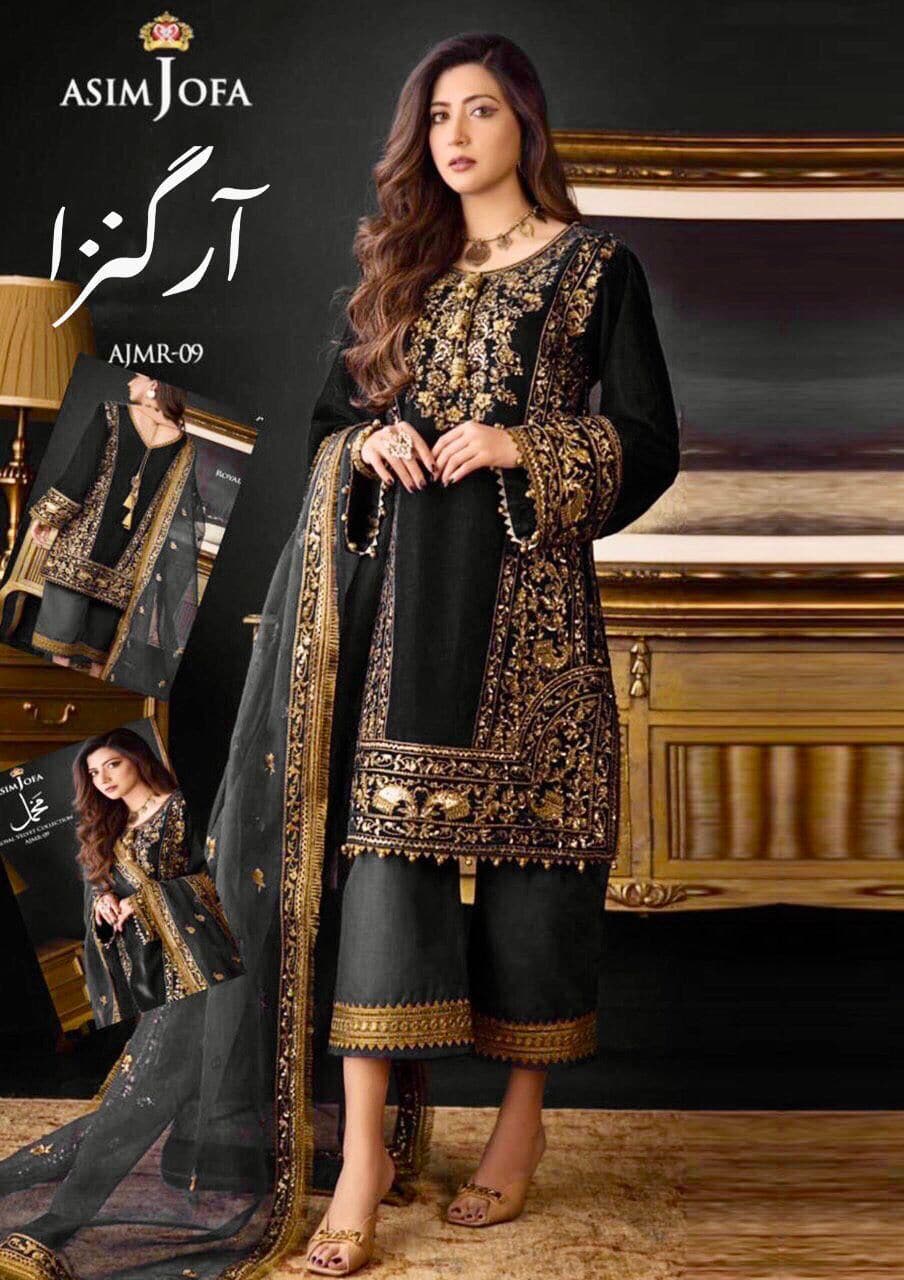 Asim Jofa Organza Suit