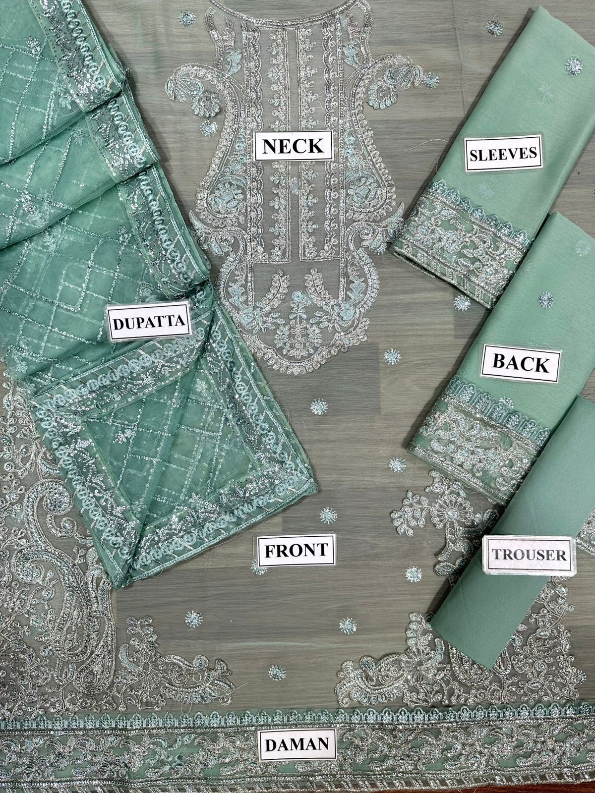 Asim Jofa Chiffon Suit