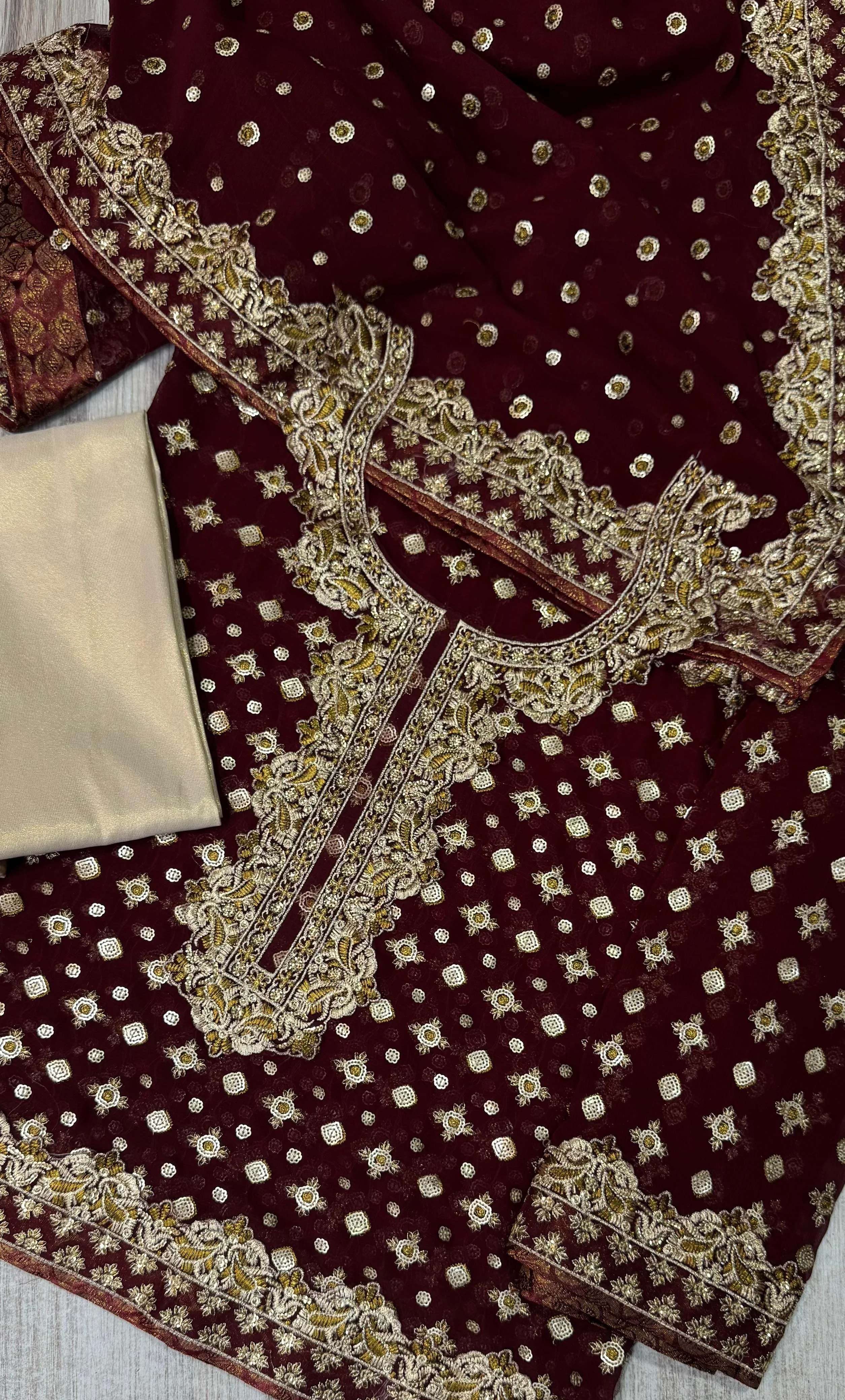 Charizma Chiffon Suit