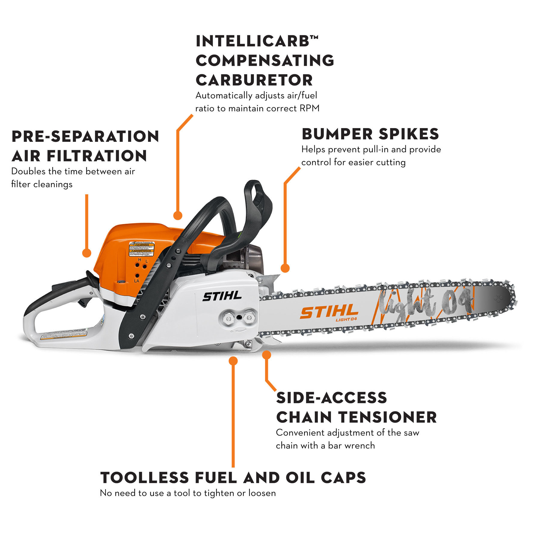 MS 391 25 In. Chainsaw