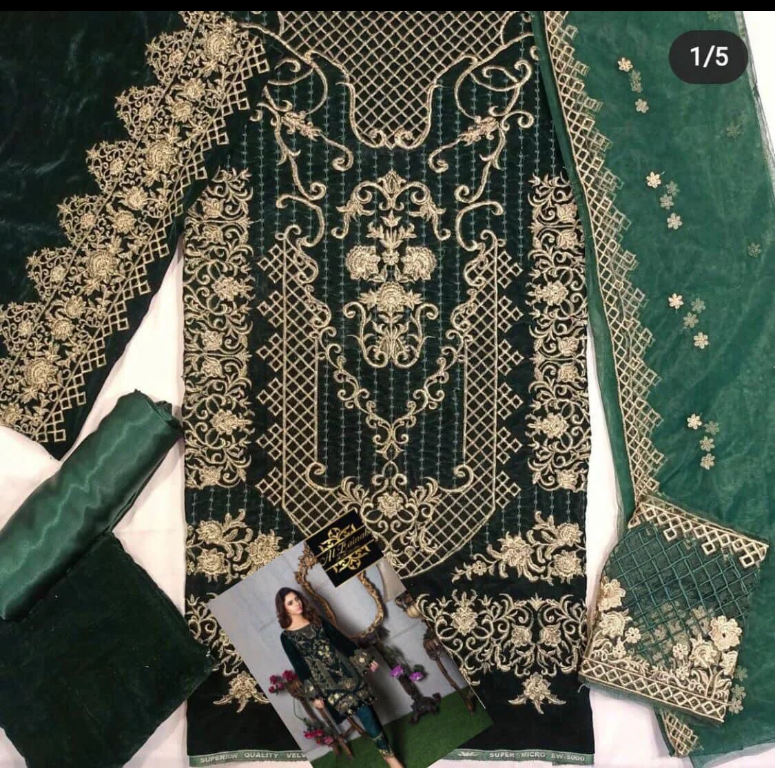 Gulaal Velvet Suit
