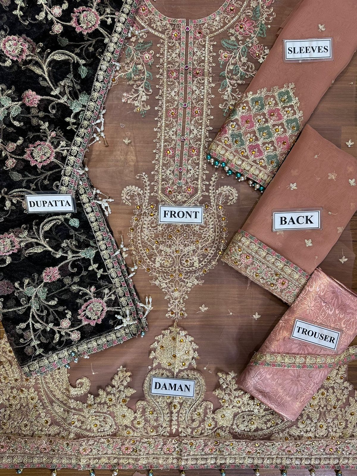 Maria B Organza Bridal Suit