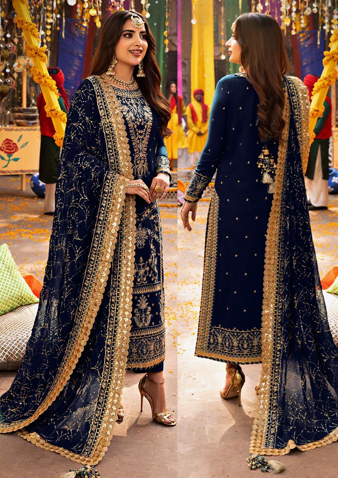 Asim Jofa Chiffon Suit