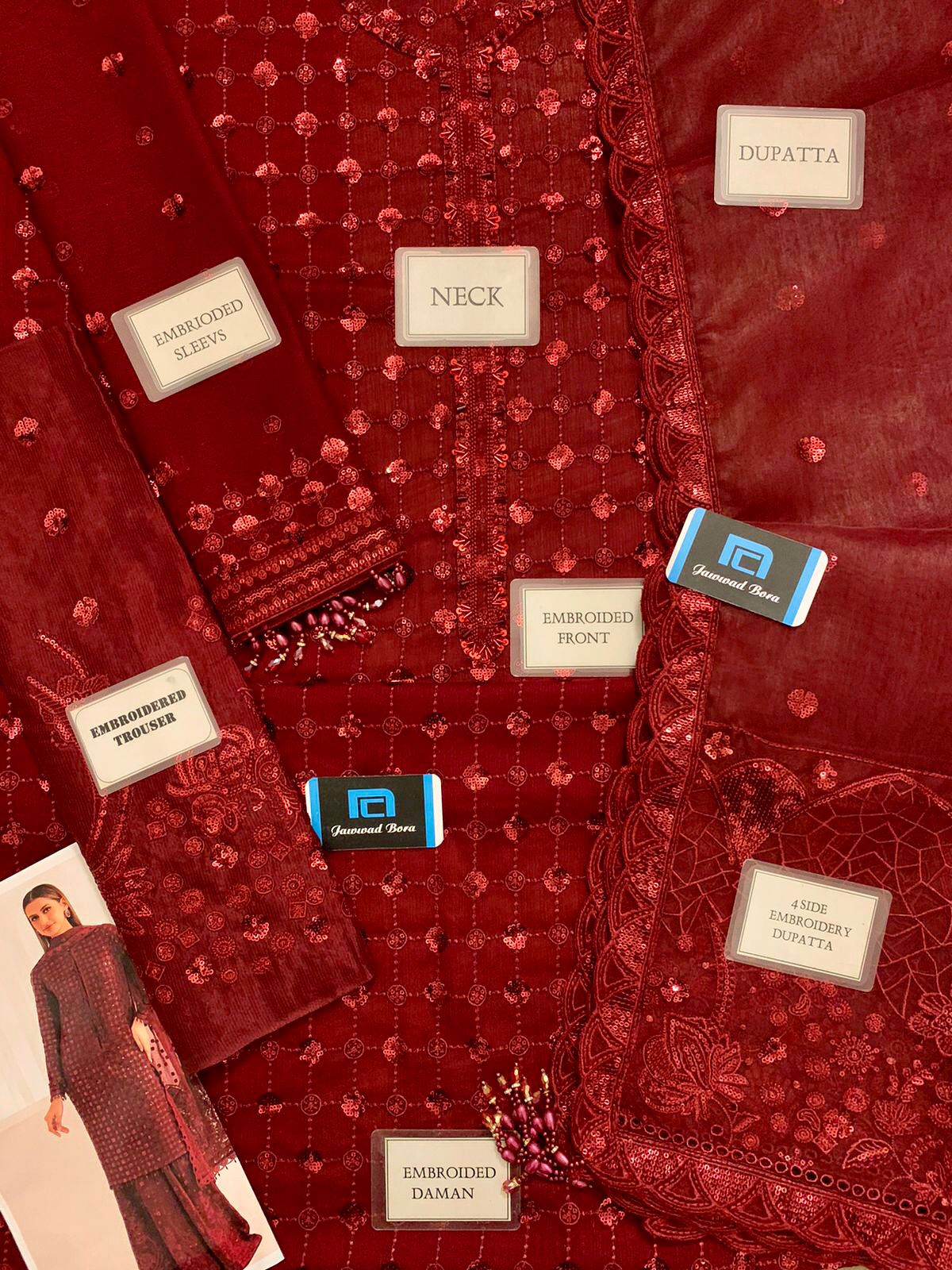 Baroque Chiffon Suit