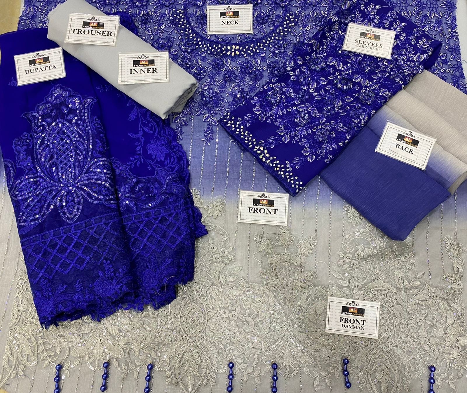 Maria B Chiffon Suit