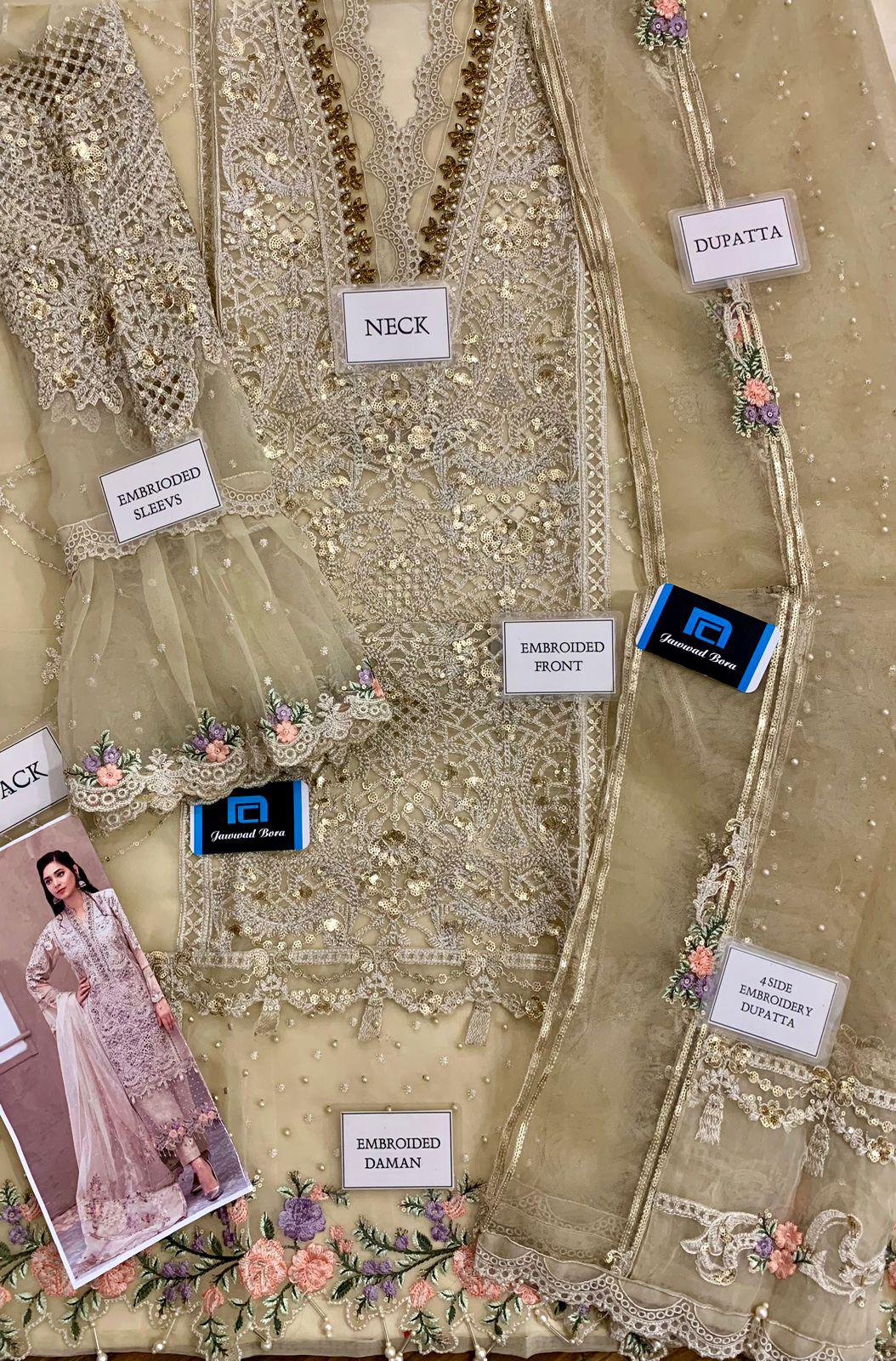 Maria B Organza Suit