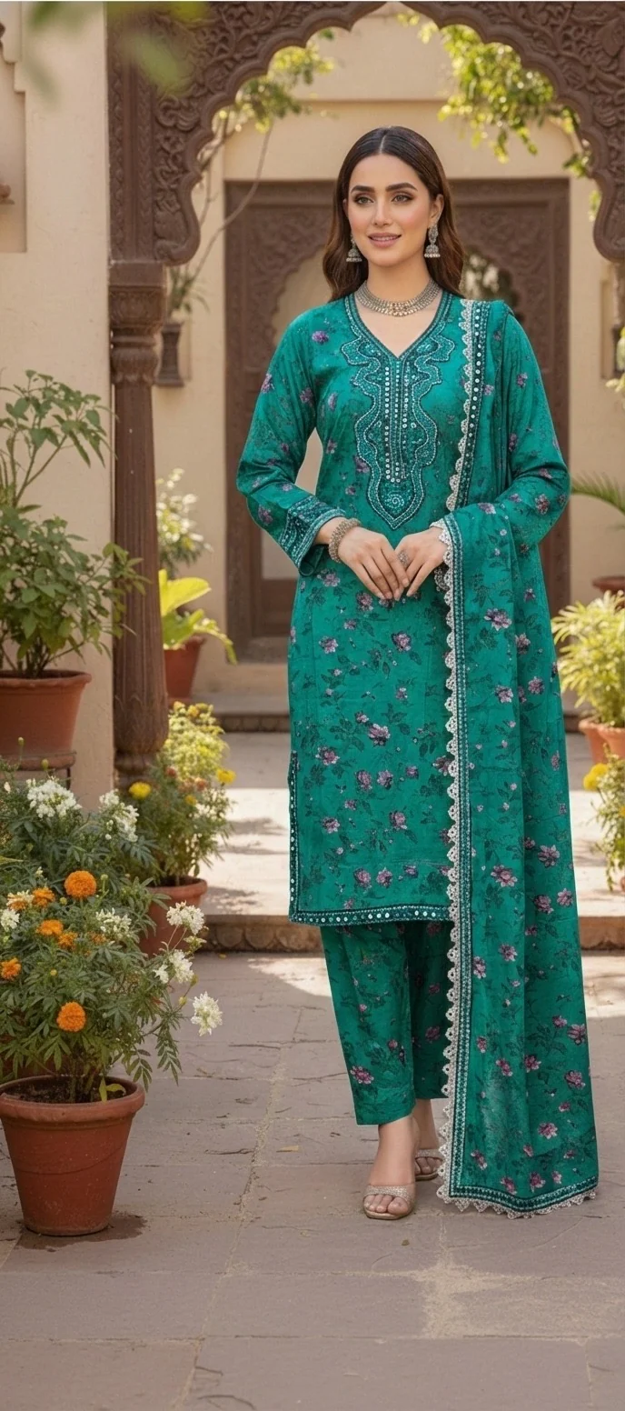 Aneelas Lawn Suit