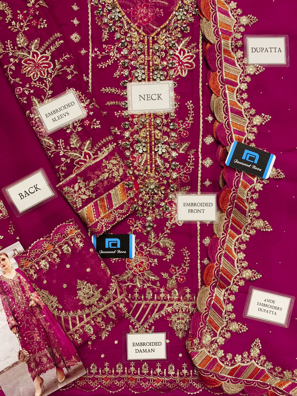 Maria B Chiffon Suit