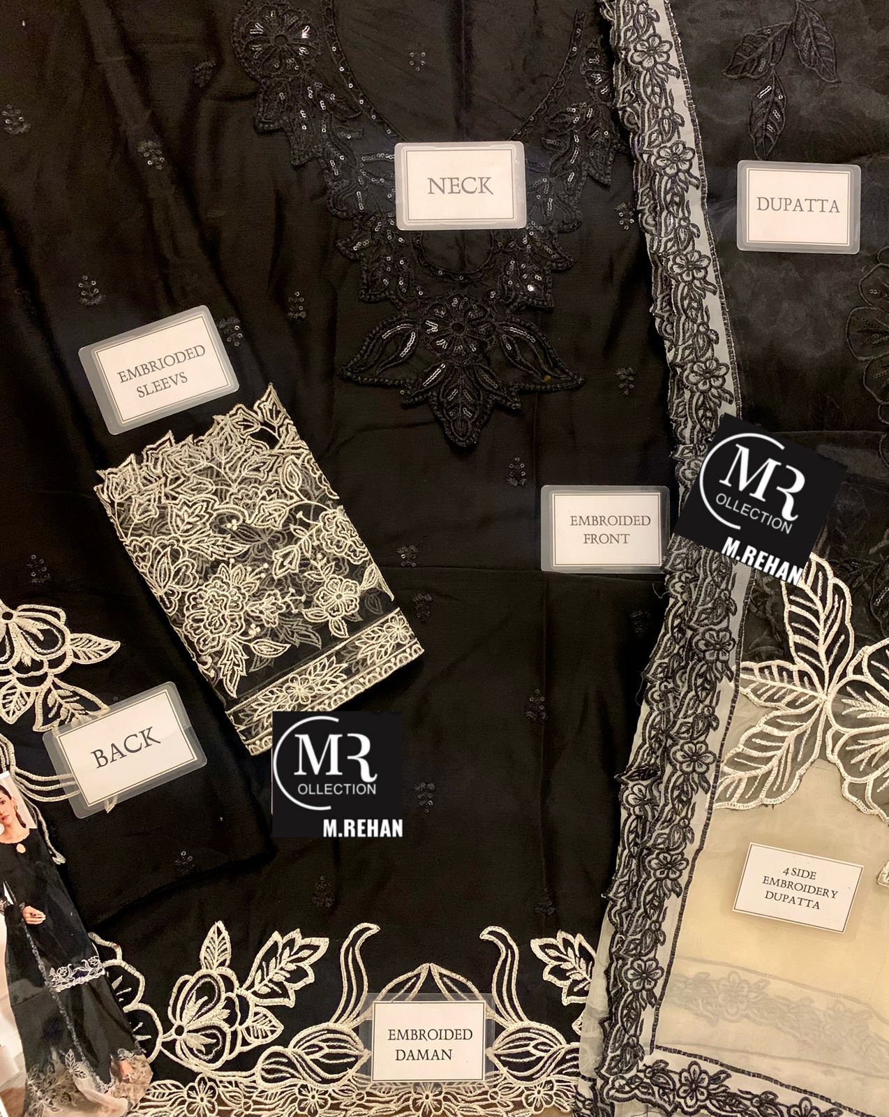 Maria B Chiffon Suit