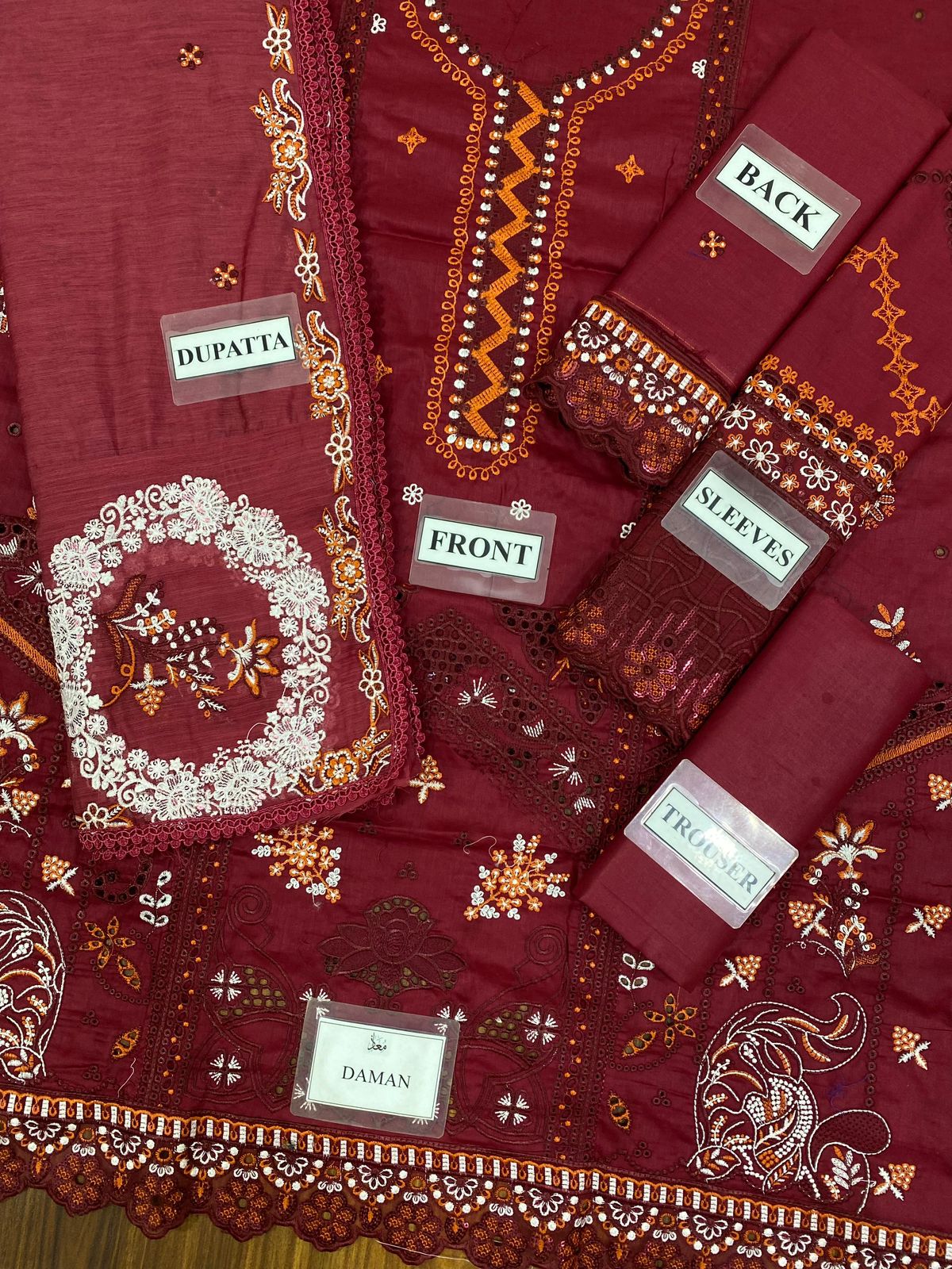 Qalamkar Cotton Suit