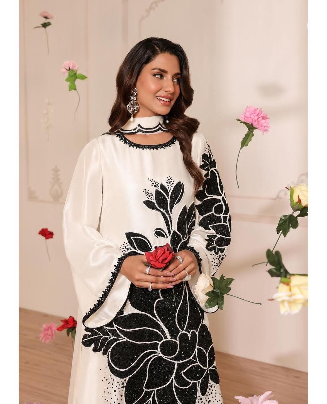 Nomi Ansari Silk Suit