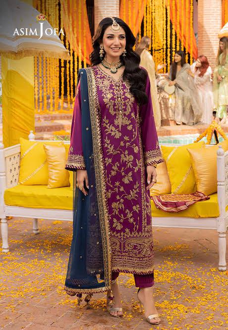 Asim Jofa Chiffon Suit