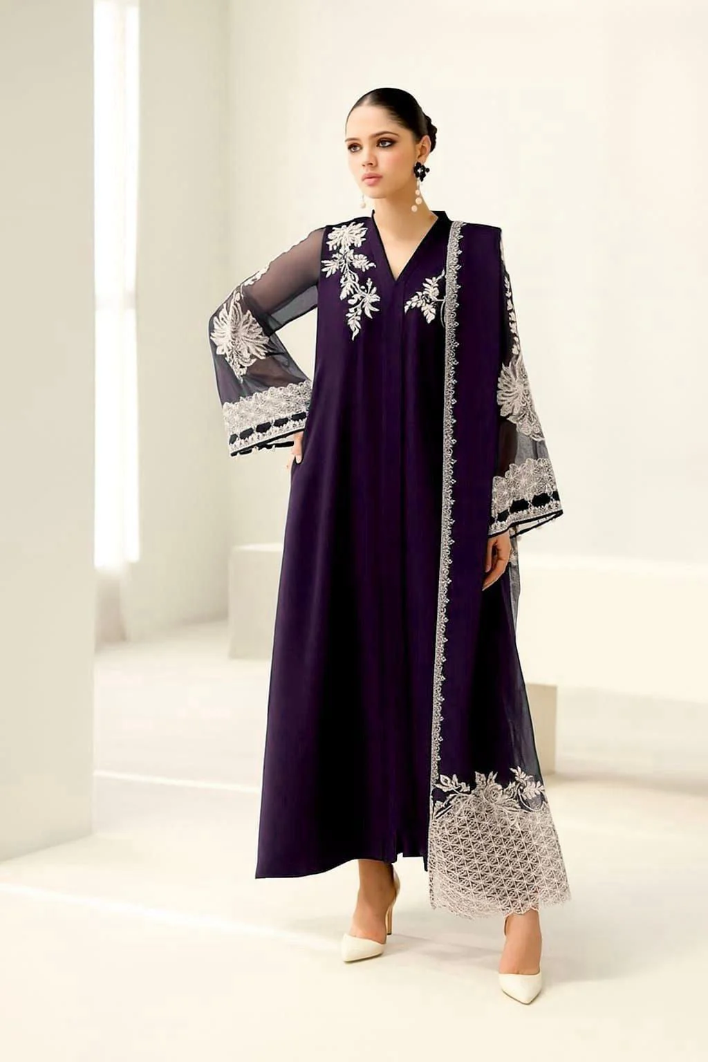 Baroque Chiffon Suit