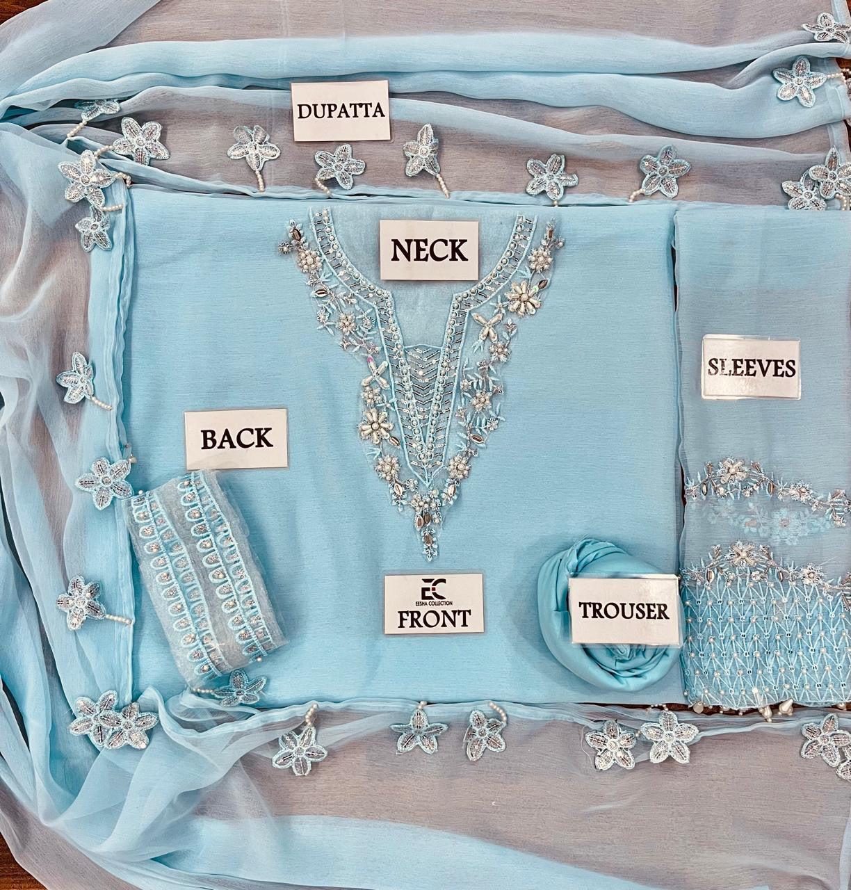 Baroque Chiffon Suit