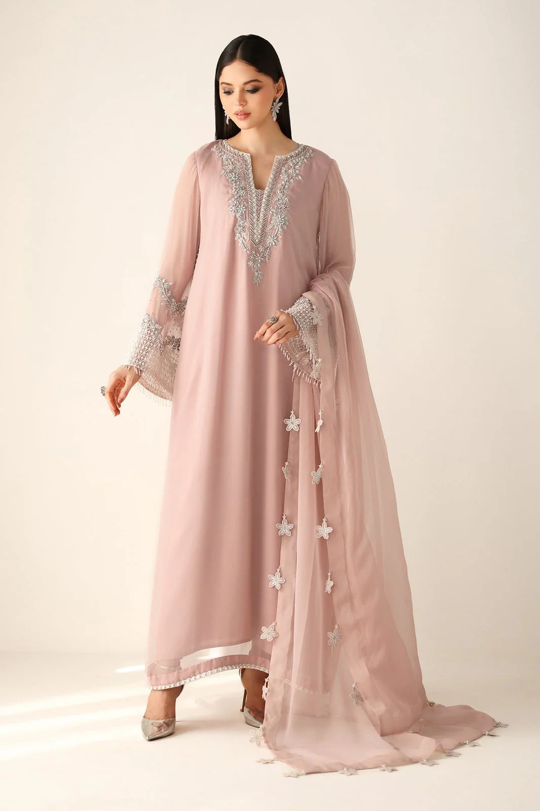 Baroque Chiffon Suit
