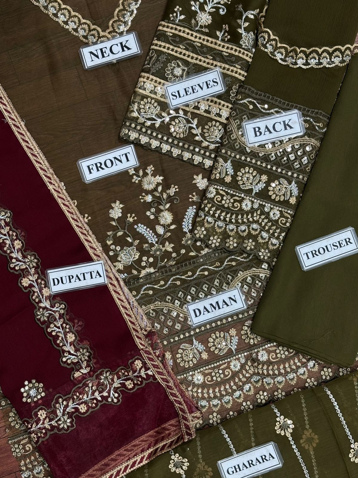 Iznik Chiffon Bridal Suit