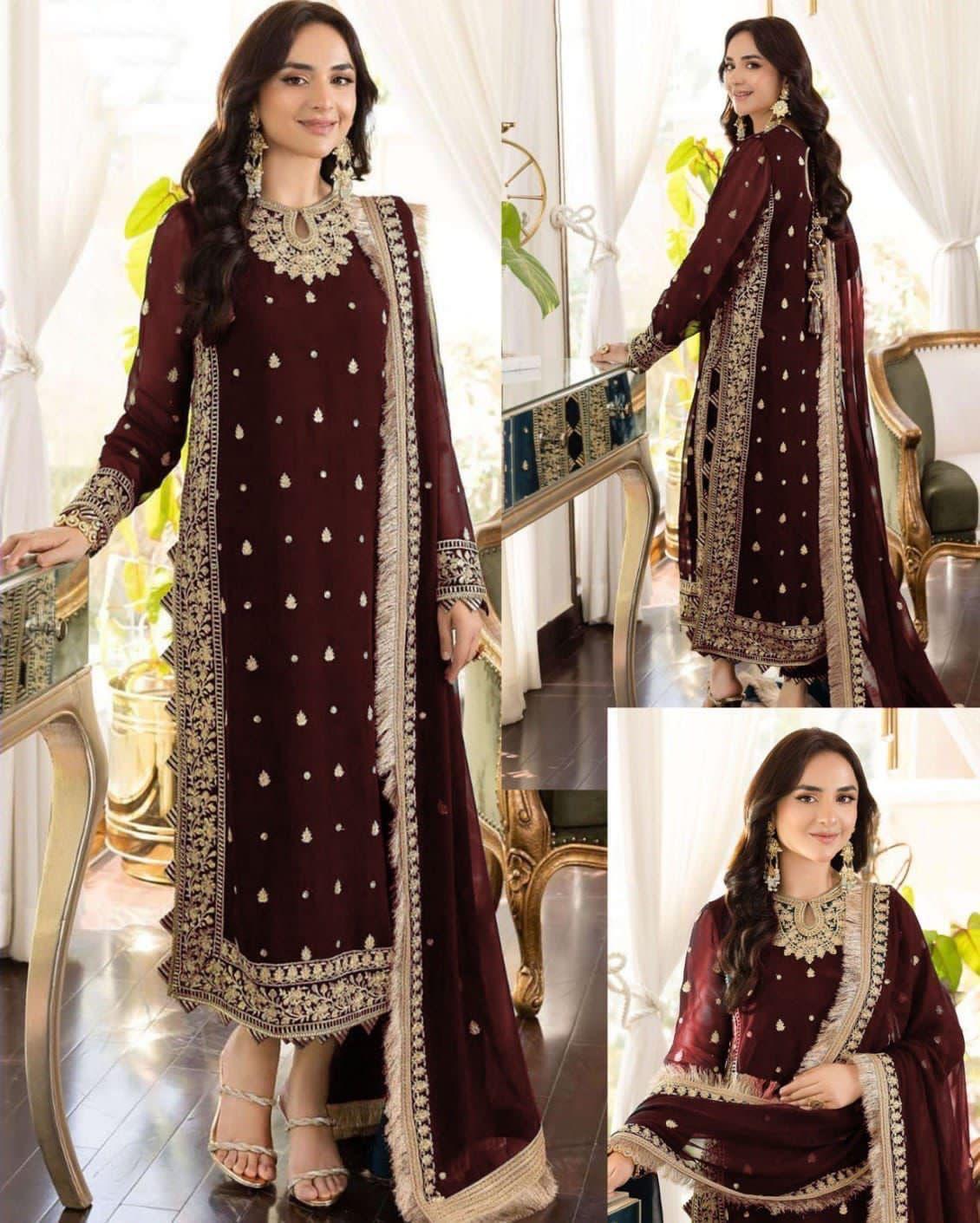 Asim Jofa Chiffon Suit