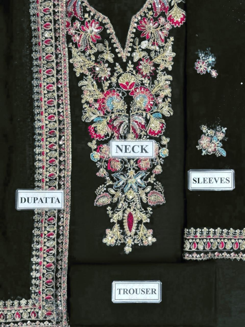 Baroque Chiffon Suit