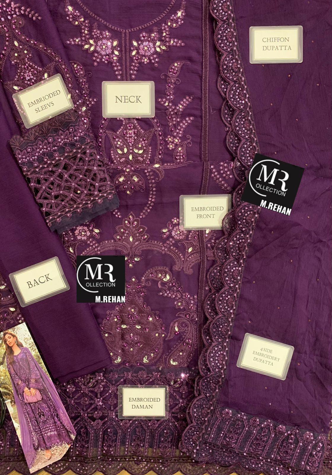 Maria B Chiffon Suit