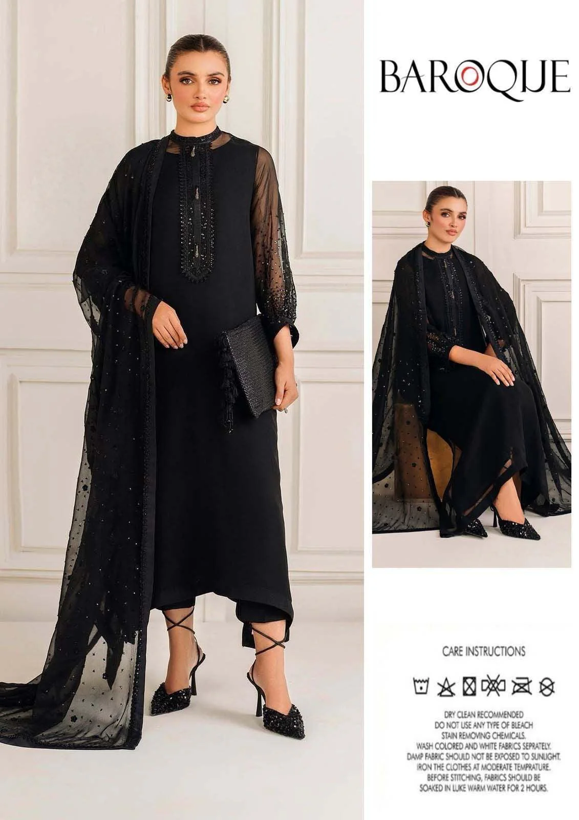 Baroque Chiffon Suit