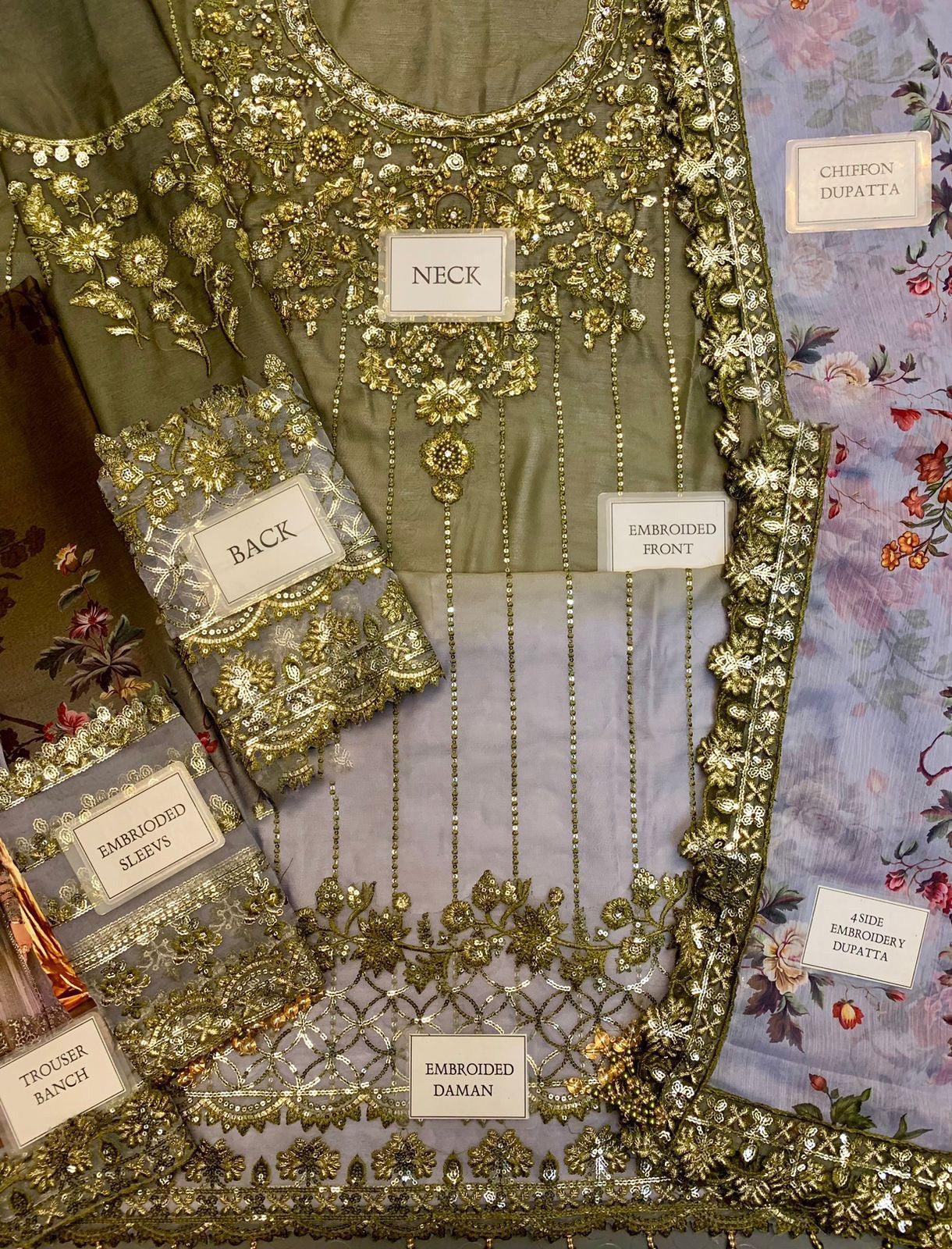 Charizma Chiffon Suit