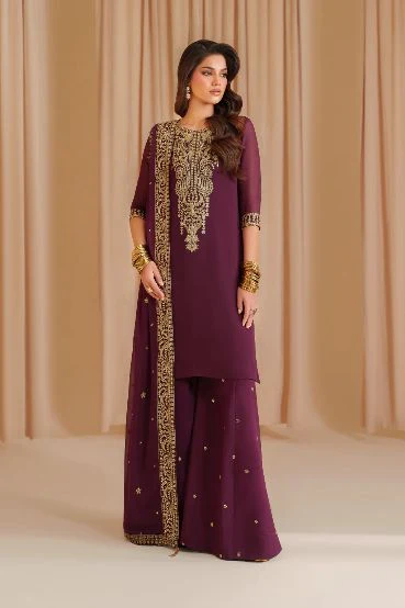 Iznik Chiffon Suit