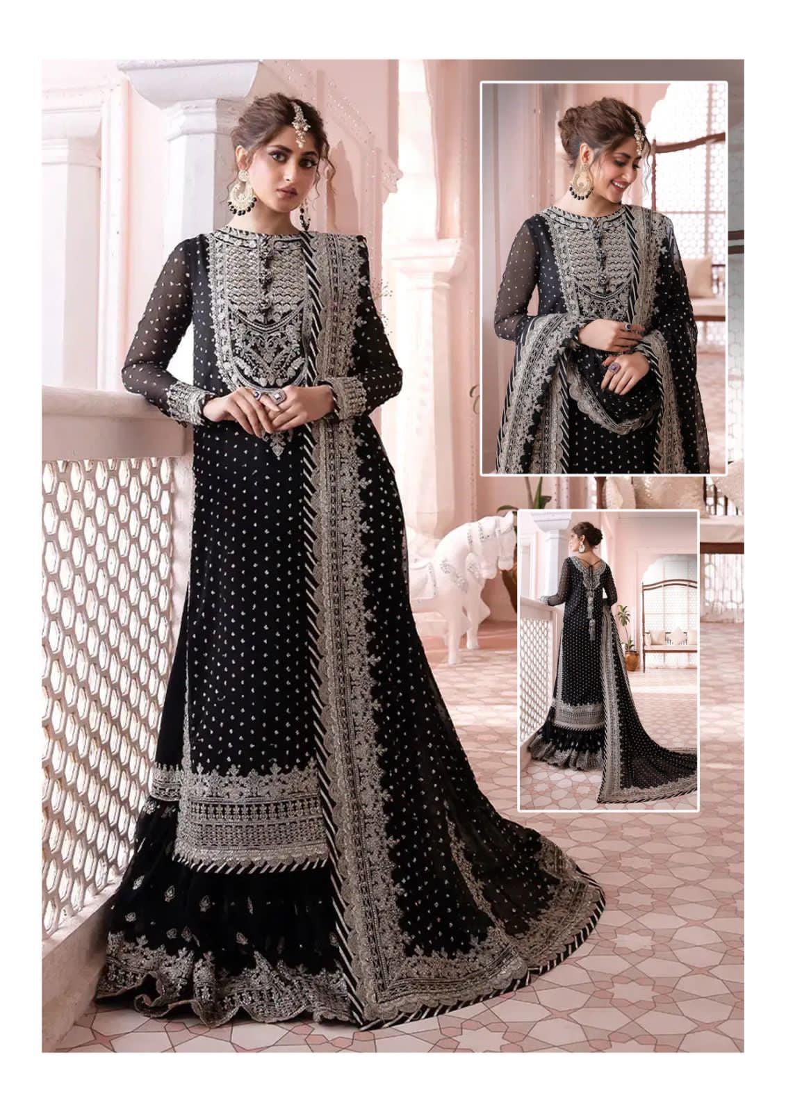 Asim Jofa Chiffon Bridal Suit