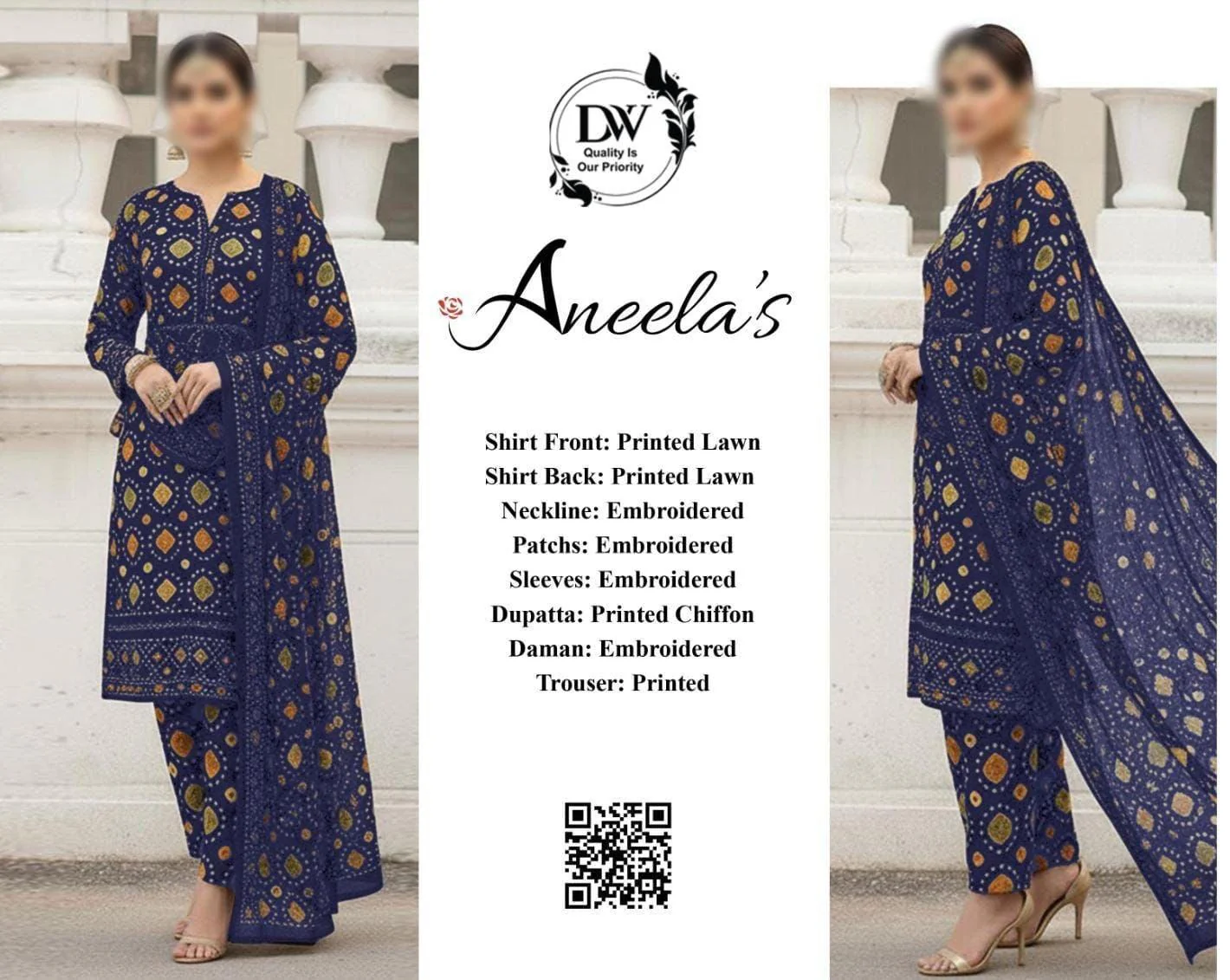 Aneela's Lawn Suit