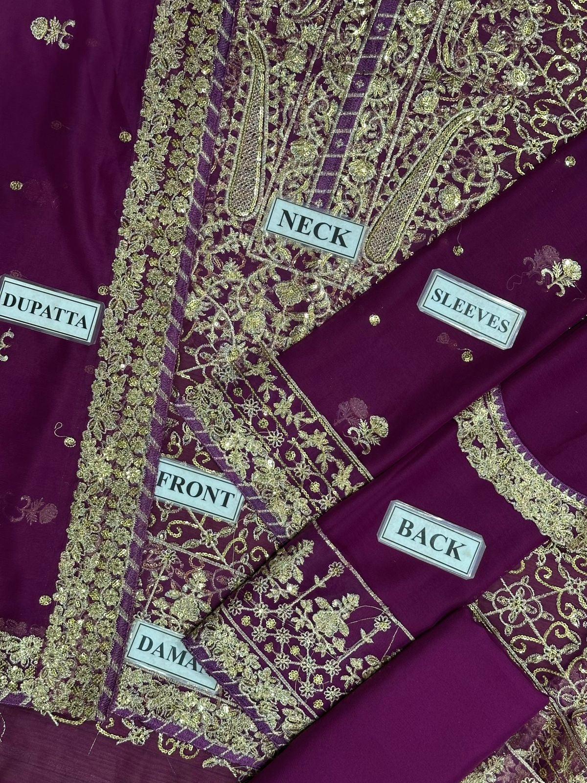 Asim Jofa Chiffon Suit