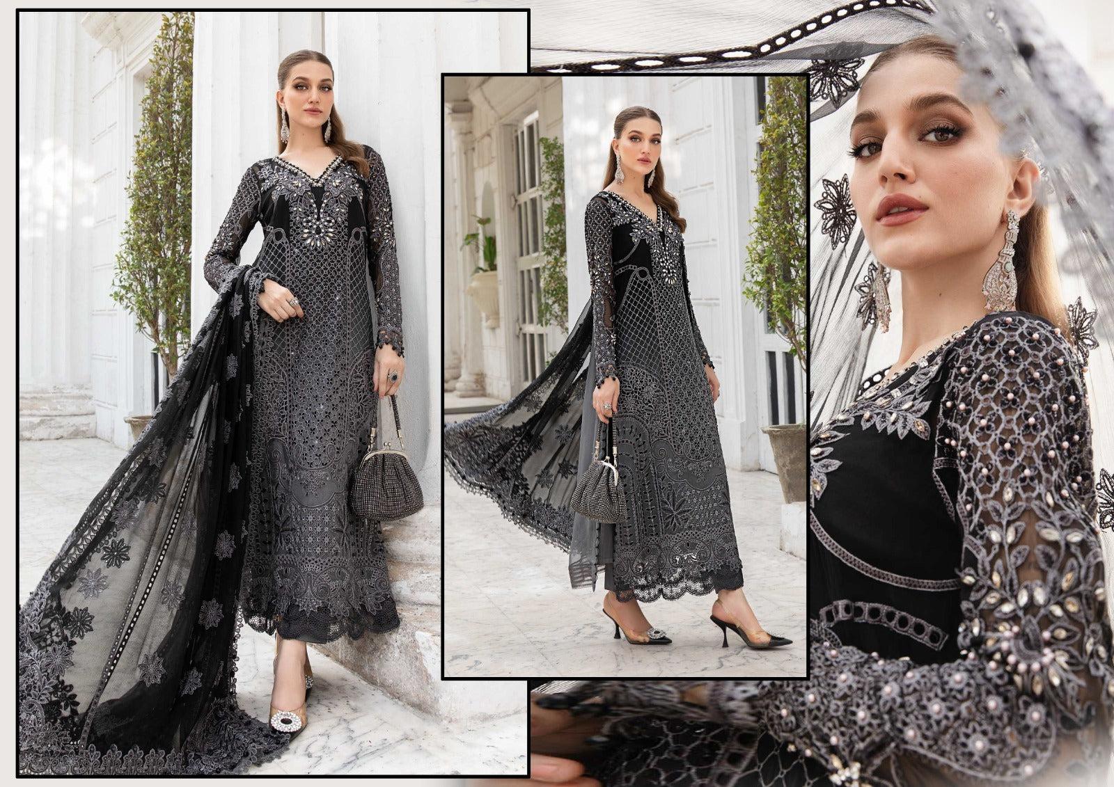 Maria B Chiffon Suit