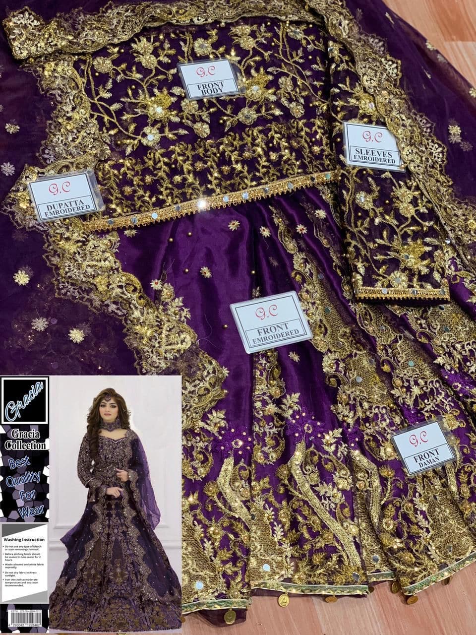 Kashees Net Bridal Suit