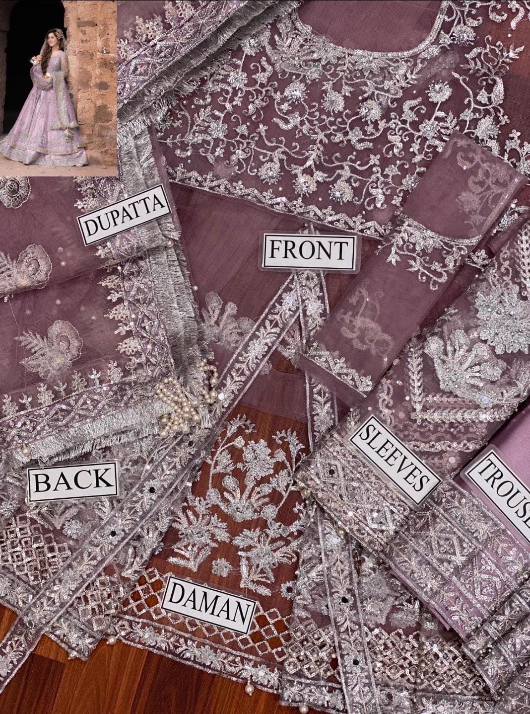 Kashees Net Bridal Suit