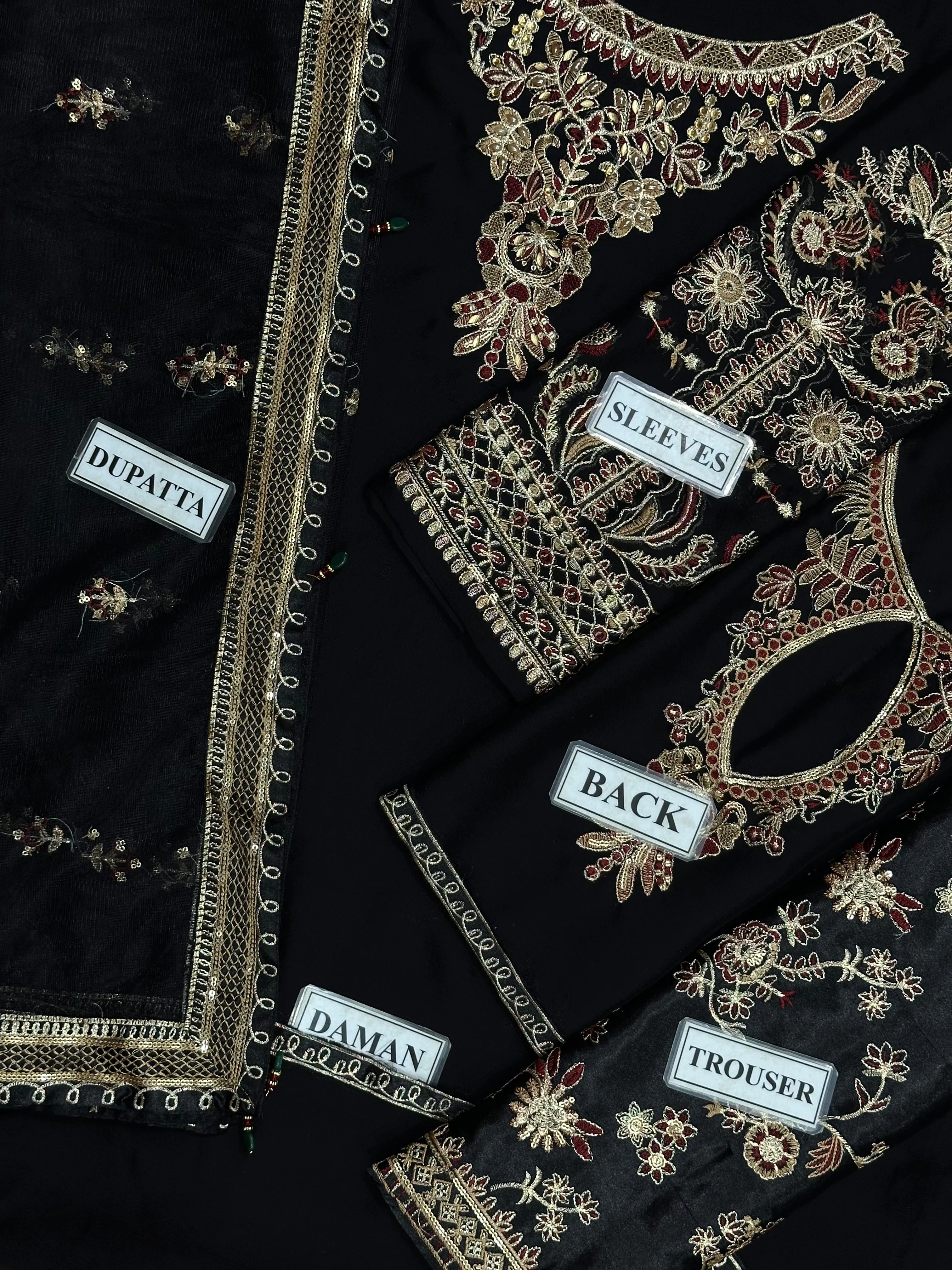 Baroque Chiffon Suit