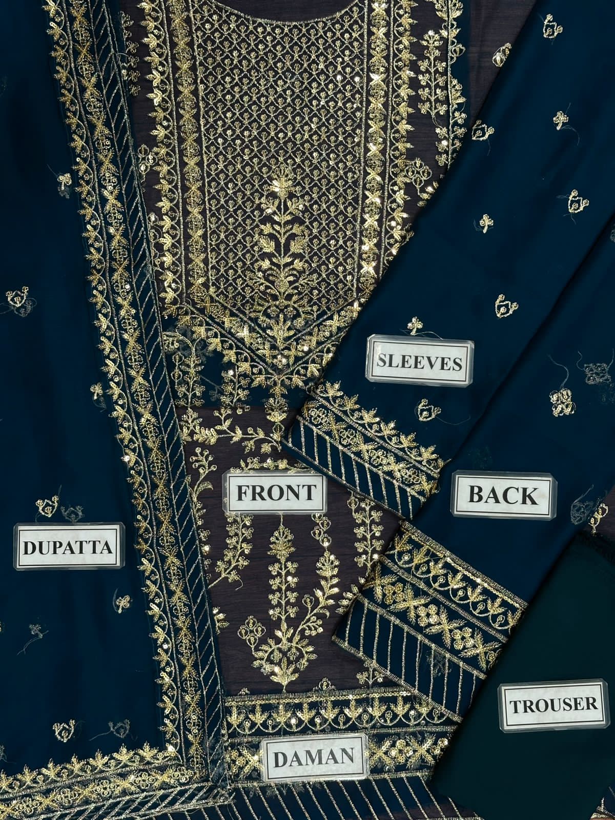 Asim Jofa Chiffon Suit