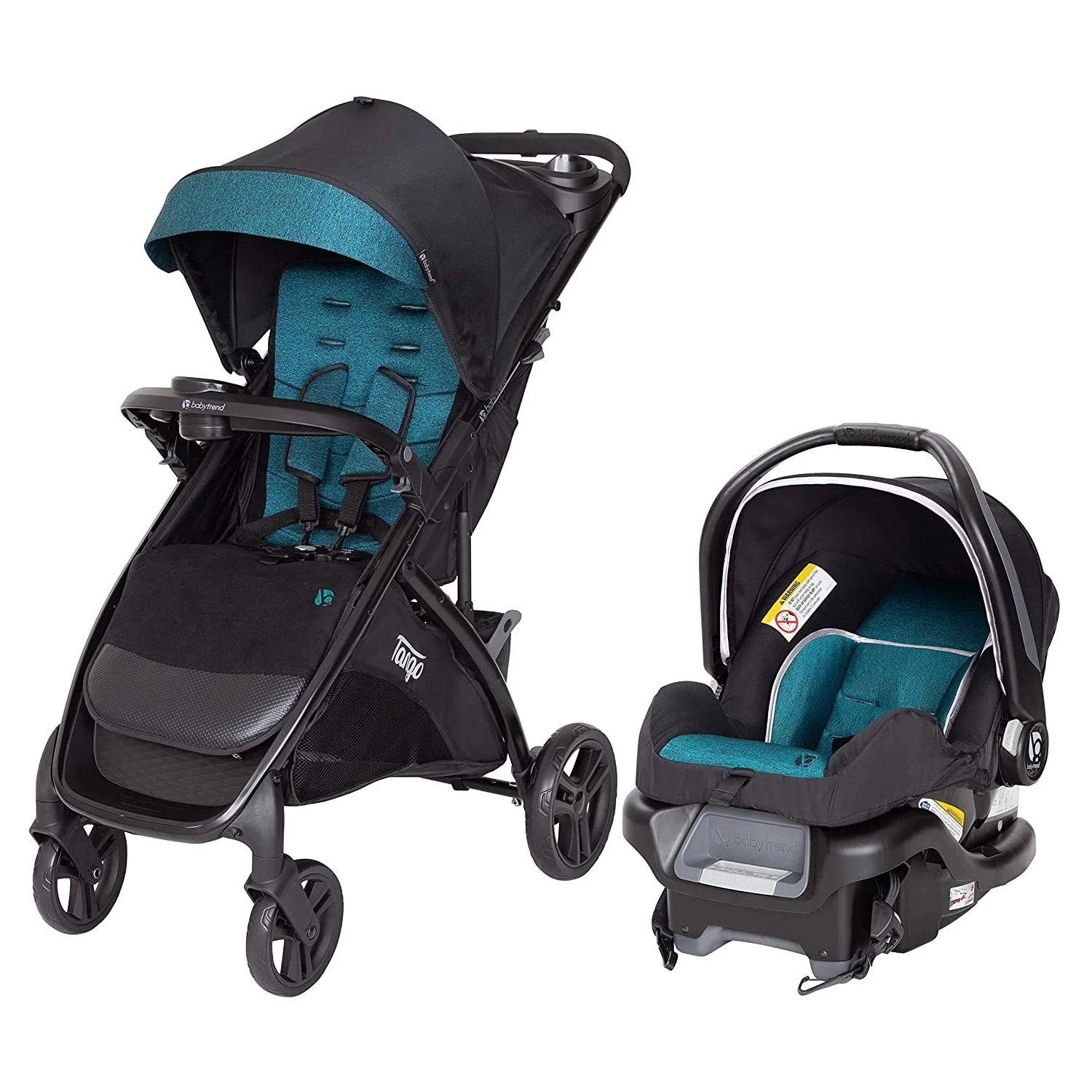 Baby Trend Tango Stroller Travel System with Ally Infant Car Seat, Veridian