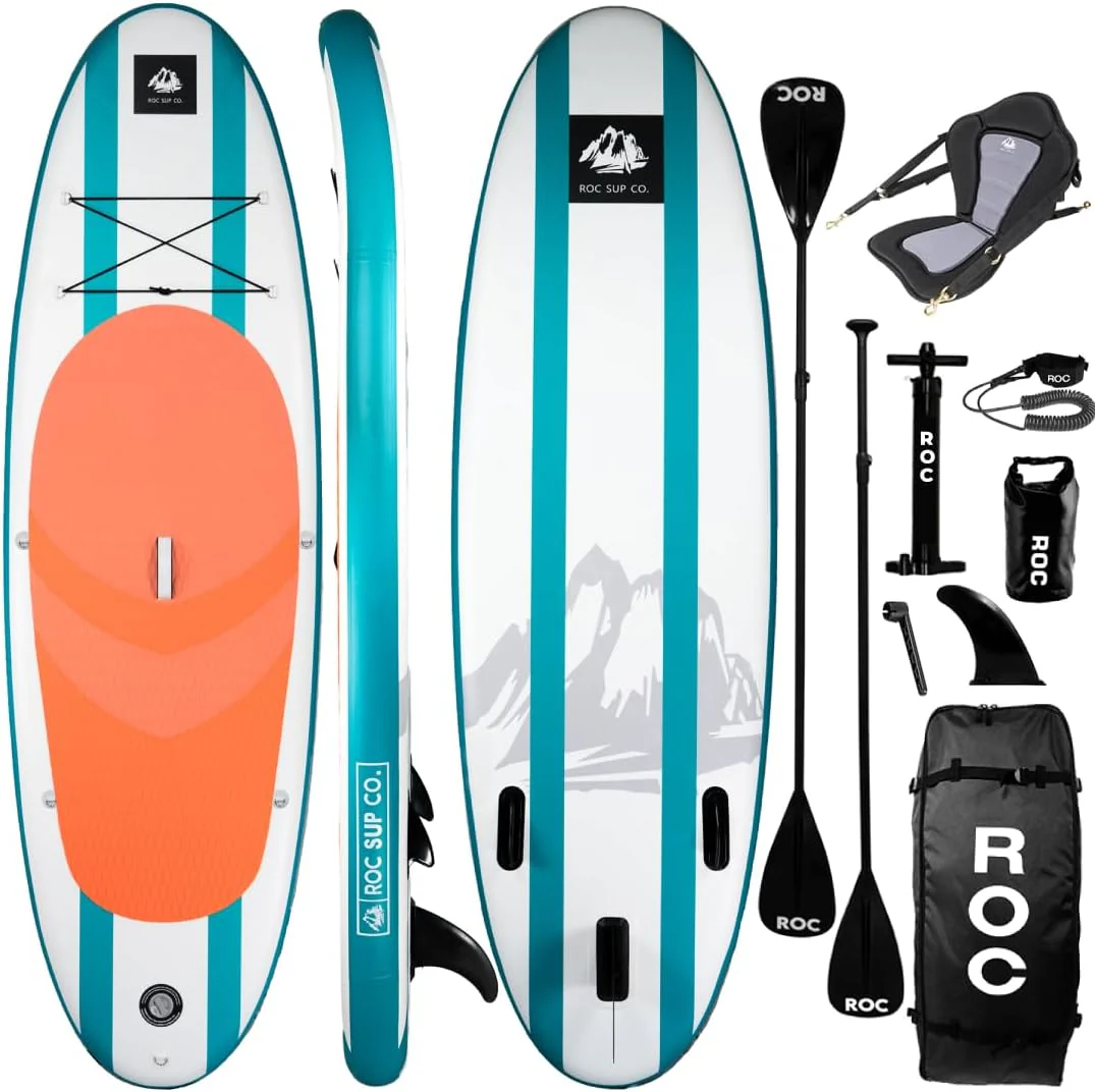 ROC inflatable stand-up paddle board high-quality SUP paddle board accessories