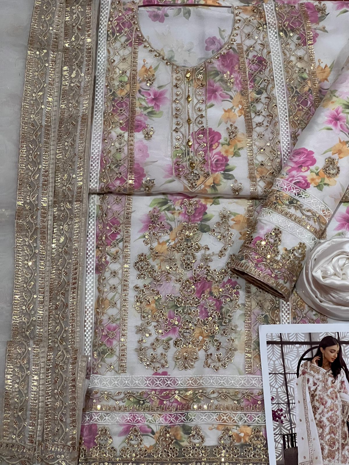 Tawakkal Organza Suit