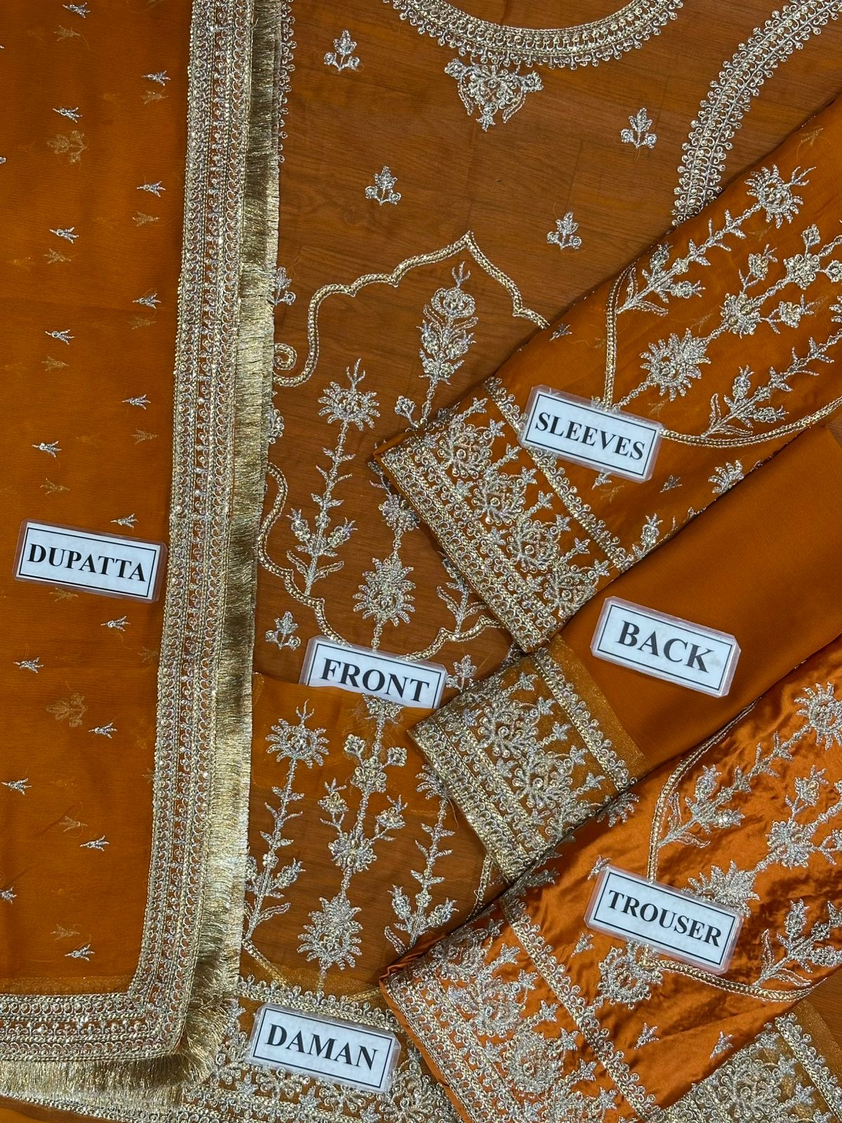 Mahawajahat Chiffon Bridal Suit