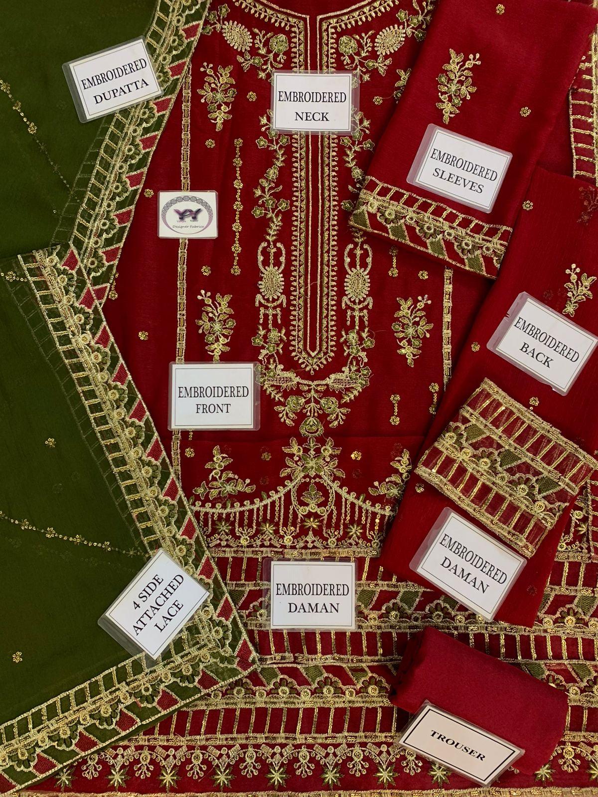 Asim Jofa Chiffon Suit