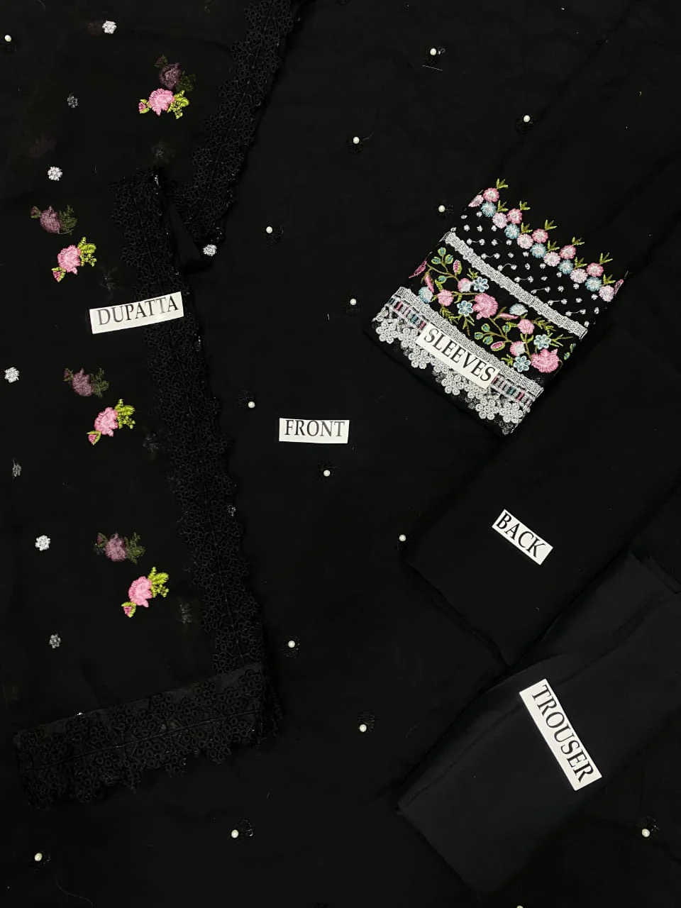 Baroque Chiffon Suit