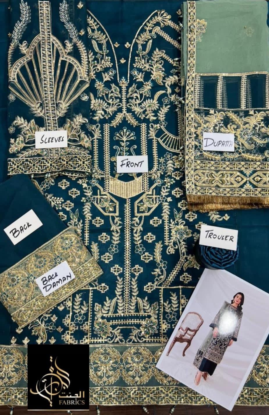 Farasha Organza Suit